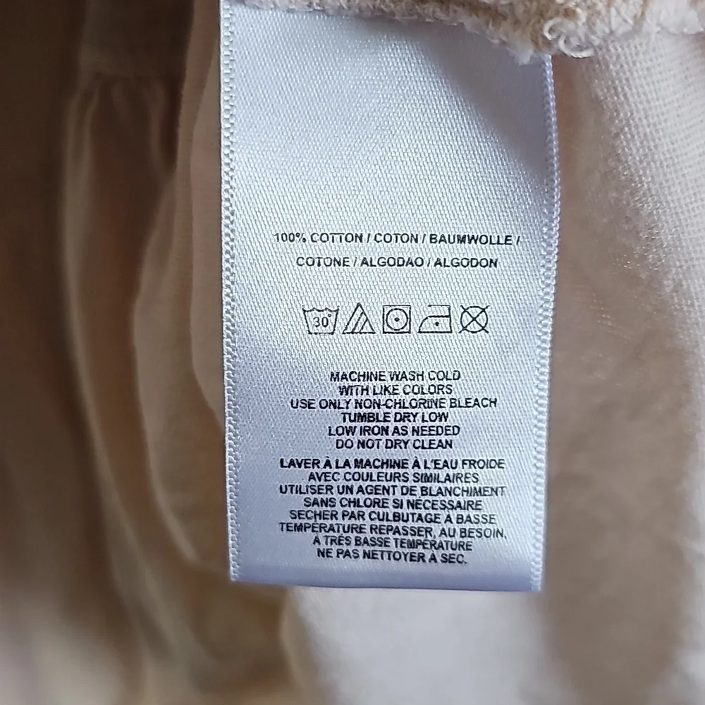 We The Free Overside Cream Peplum Tank Top. - Picture 4 of 5